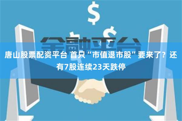 唐山股票配资平台 首只“市值退市股”要来了？还有7股连续23天跌停