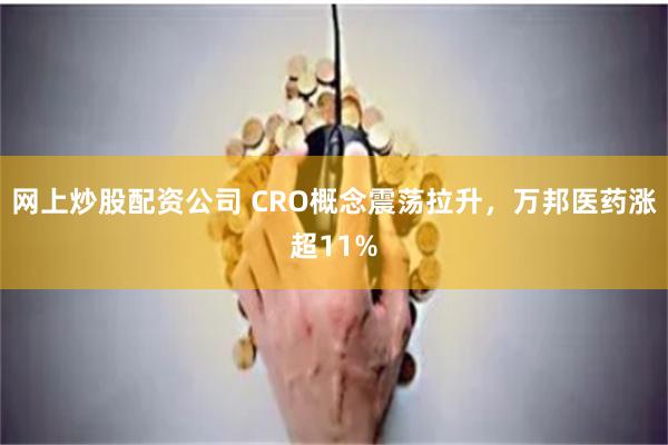 网上炒股配资公司 CRO概念震荡拉升，万邦医药涨超11%